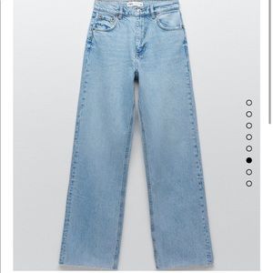 Zara full length wide leg jeans Size 8